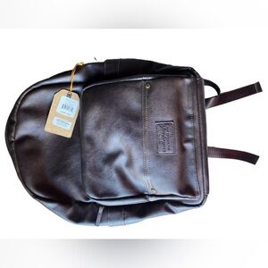 original weatherproof vintage since 1948 book bag brown